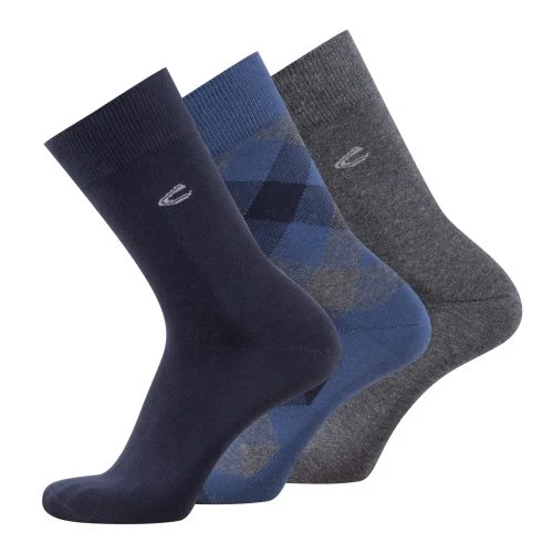 Camel Active Organic-Socken 3er Geschenkbox Indigo mixed